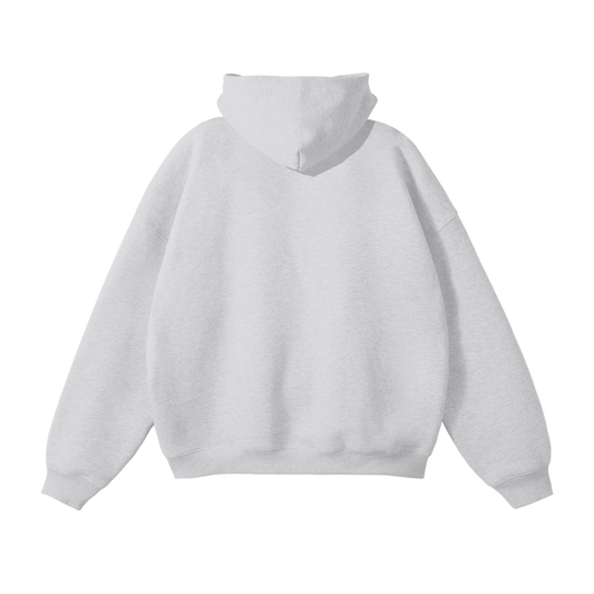 The Marl Grey Oversized Boxy Hoodie