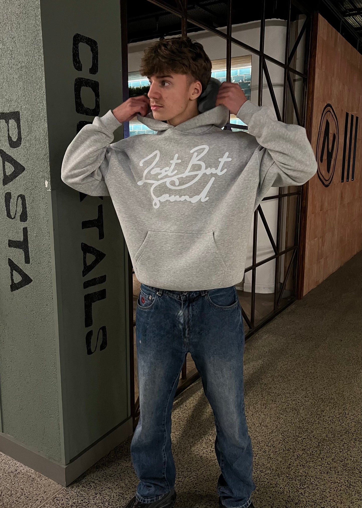 The Marl Grey Oversized Boxy Hoodie