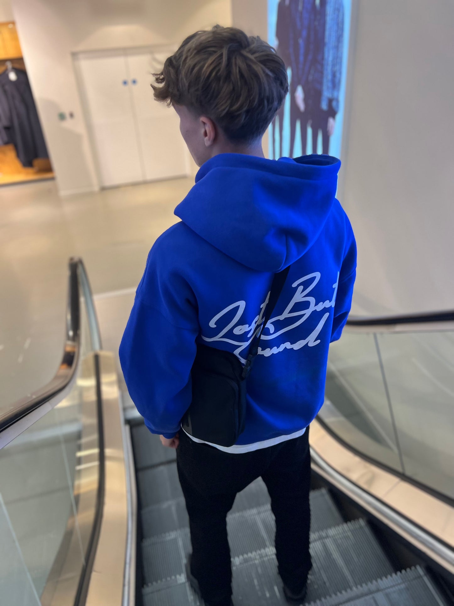 The Royal Blue Oversized Boxy Hoodie