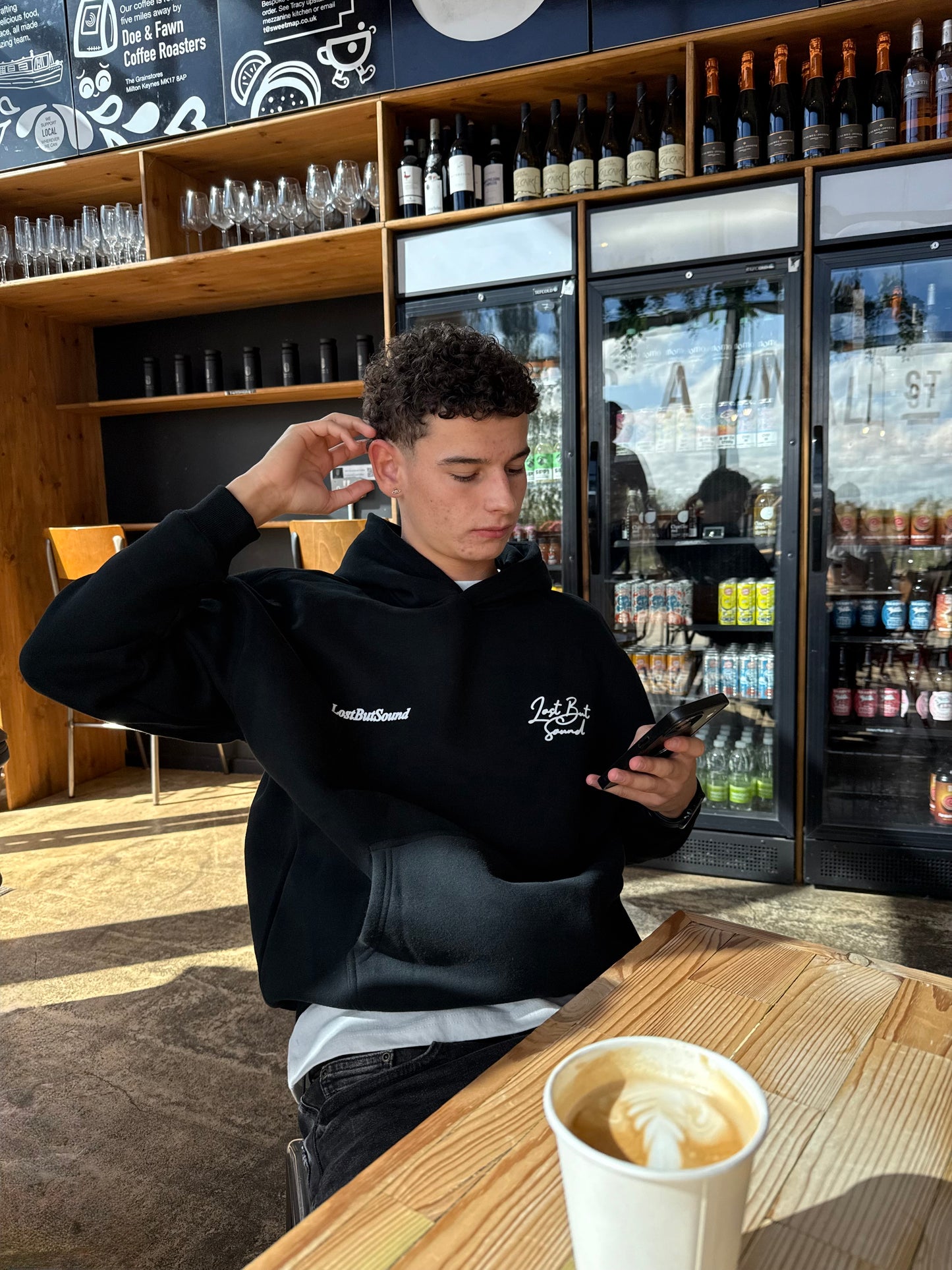 The Black Boxy Hoodie