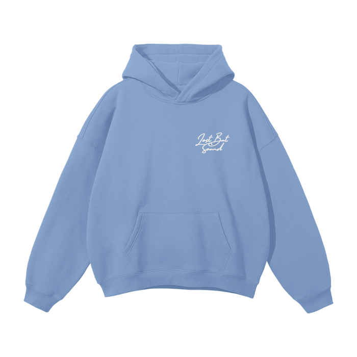 Blue hot sale hoodie streetwear