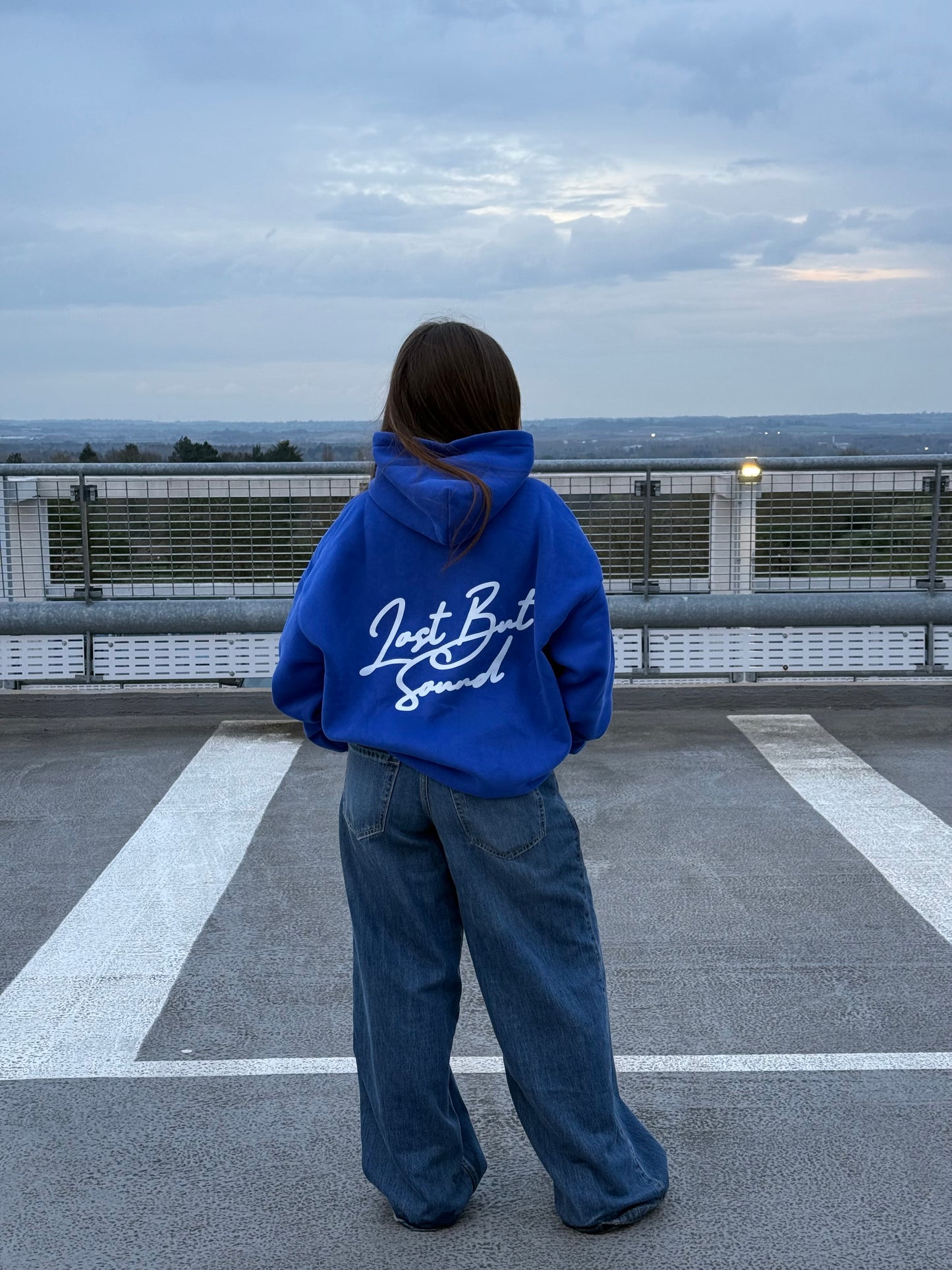 The Royal Blue Oversized Boxy Hoodie