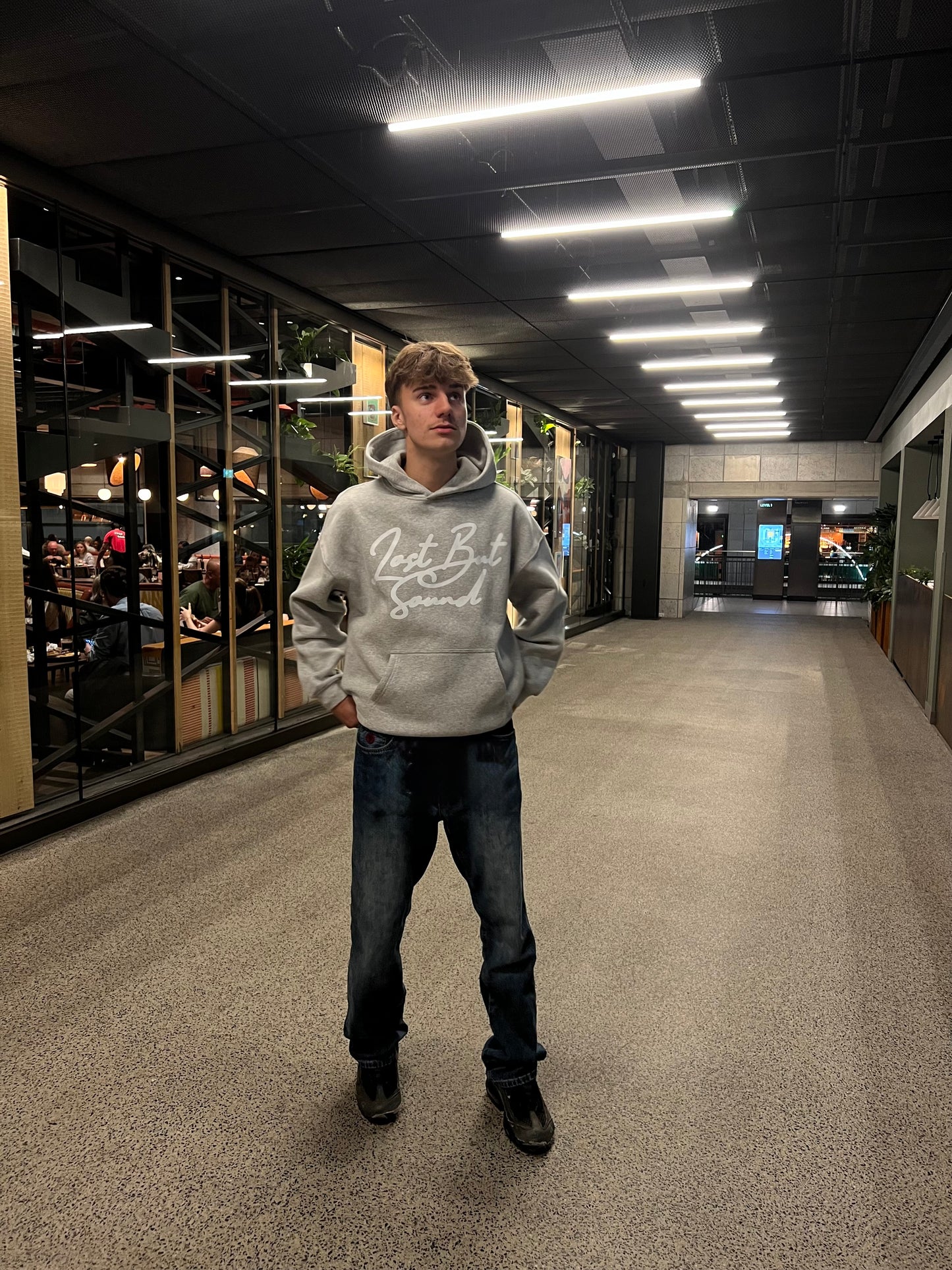 The Marl Grey Oversized Boxy Hoodie