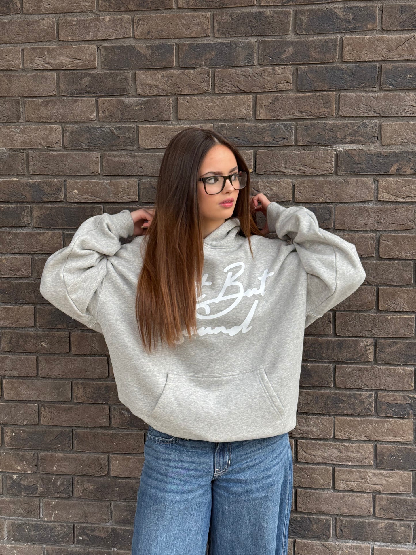 The Marl Grey Oversized Boxy Hoodie