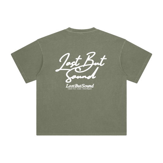 Khaki Green Washed T-Shirt