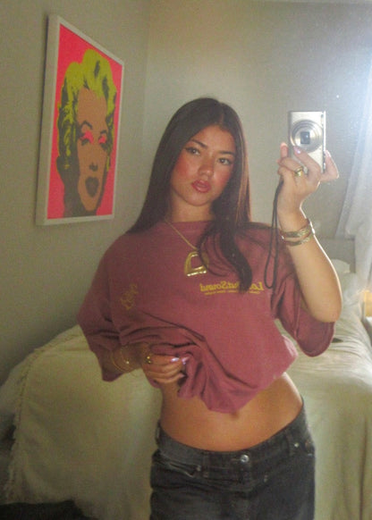 Brick Red Washed T-Shirt