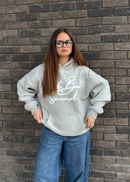 Marl Grey Oversized Boxy Hoodie