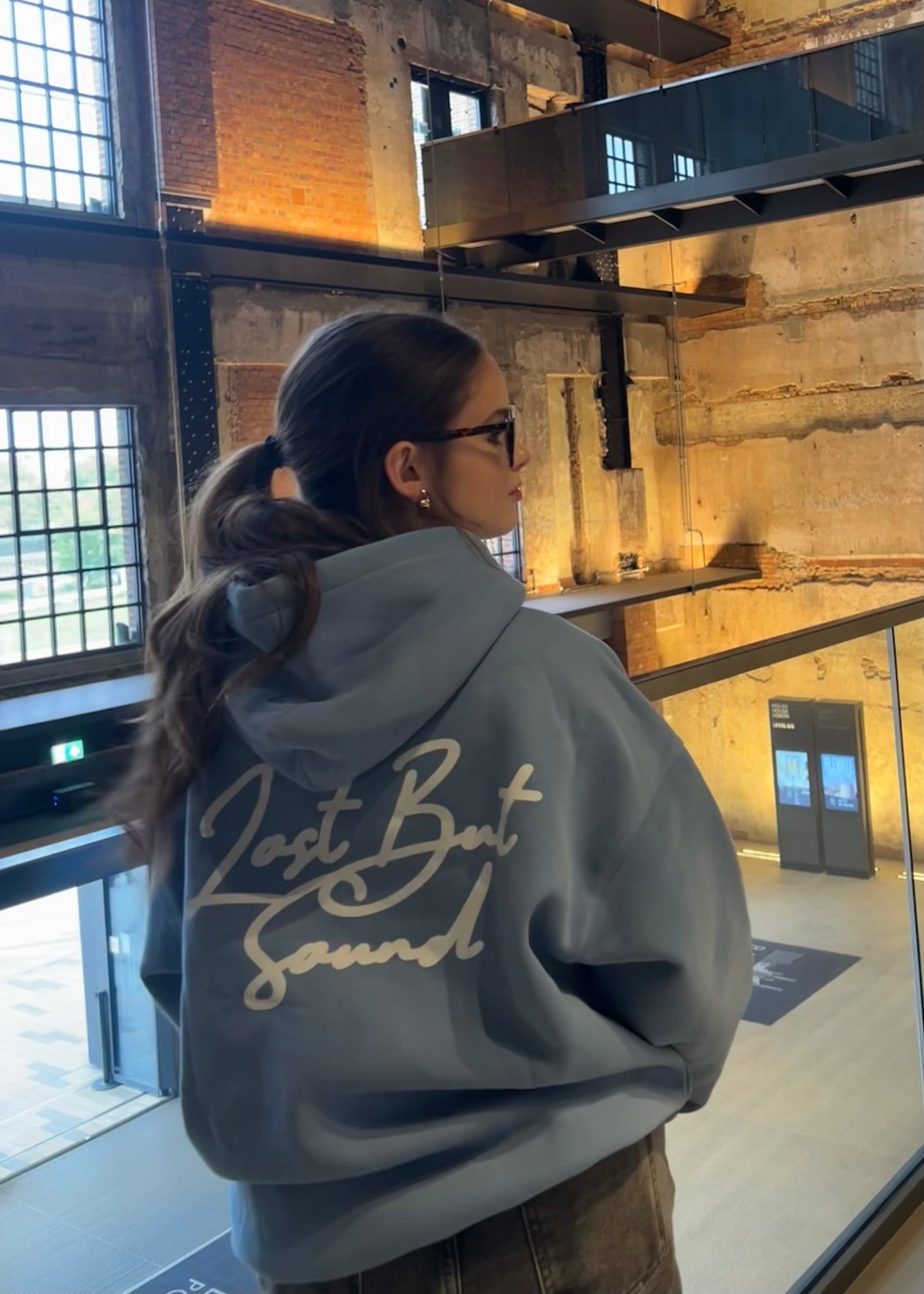 Baby Blue Oversized Boxy Hoodie
