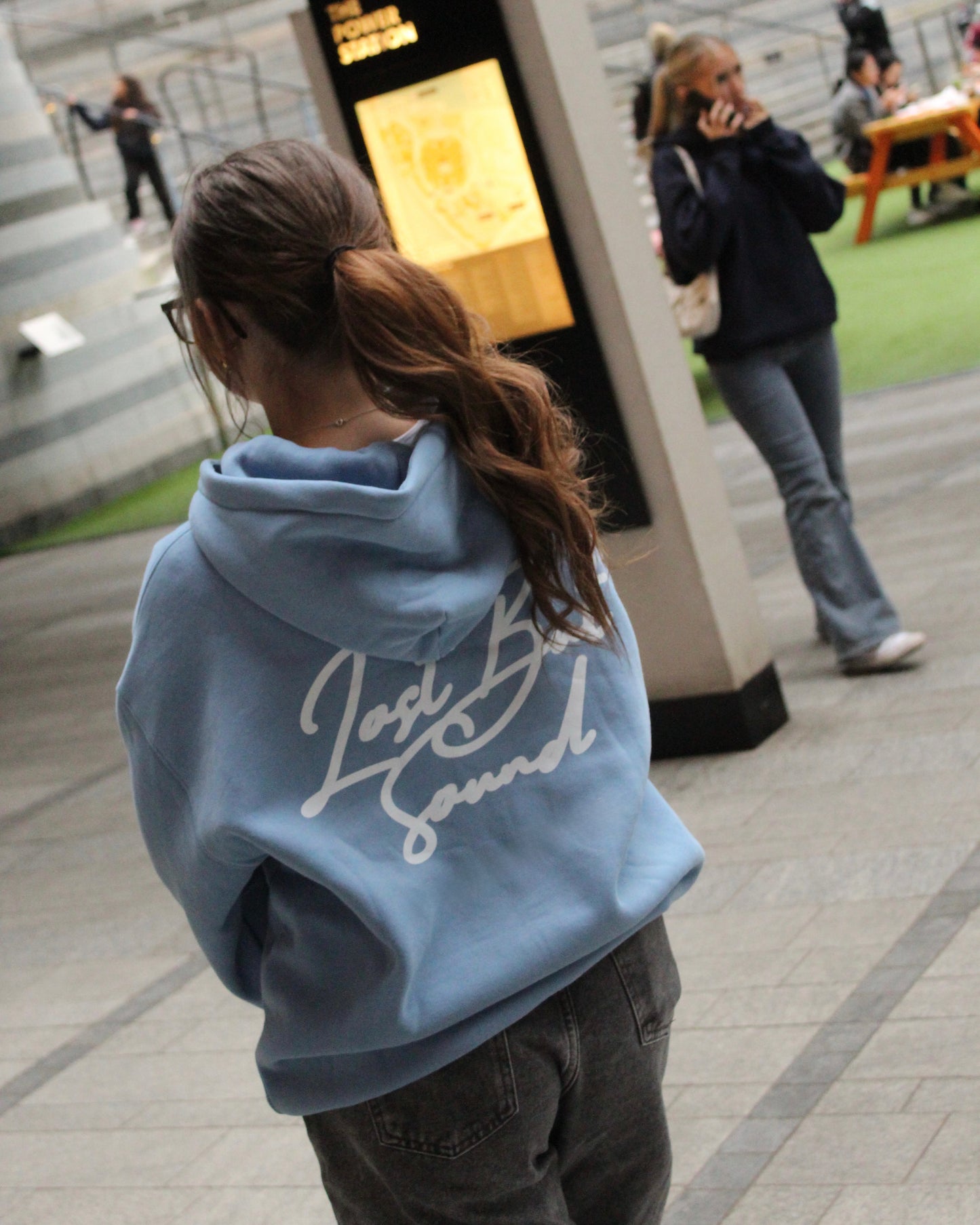 The Baby Blue Oversized Boxy Hoodie