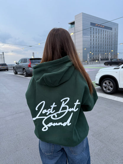 The Forest Green Oversized Boxy Hoodie