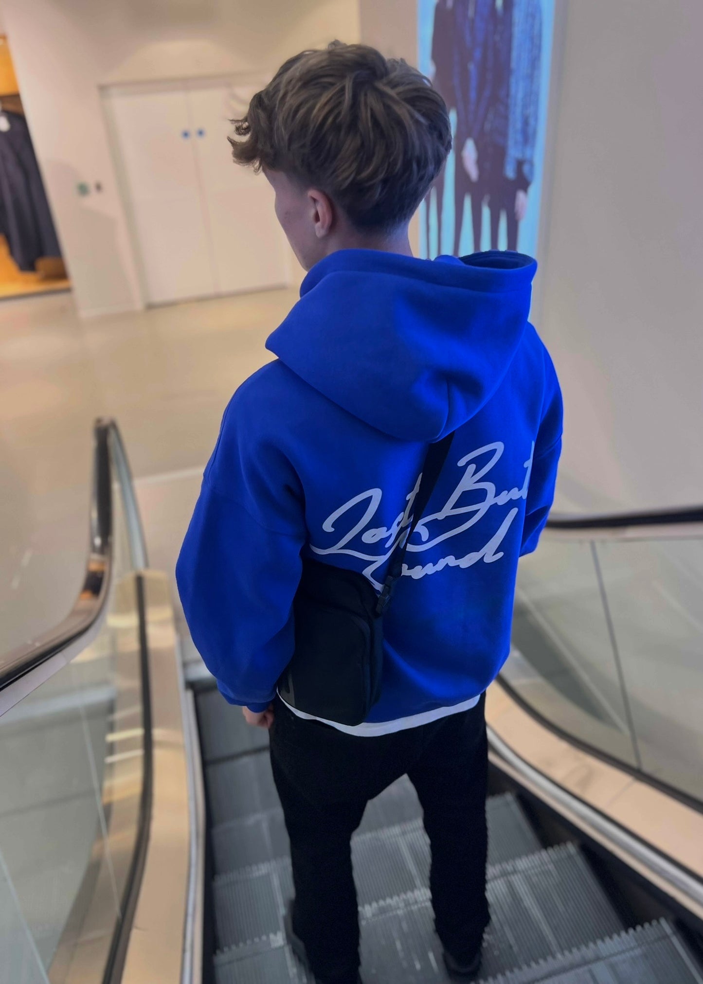 The Royal Blue Oversized Boxy Hoodie