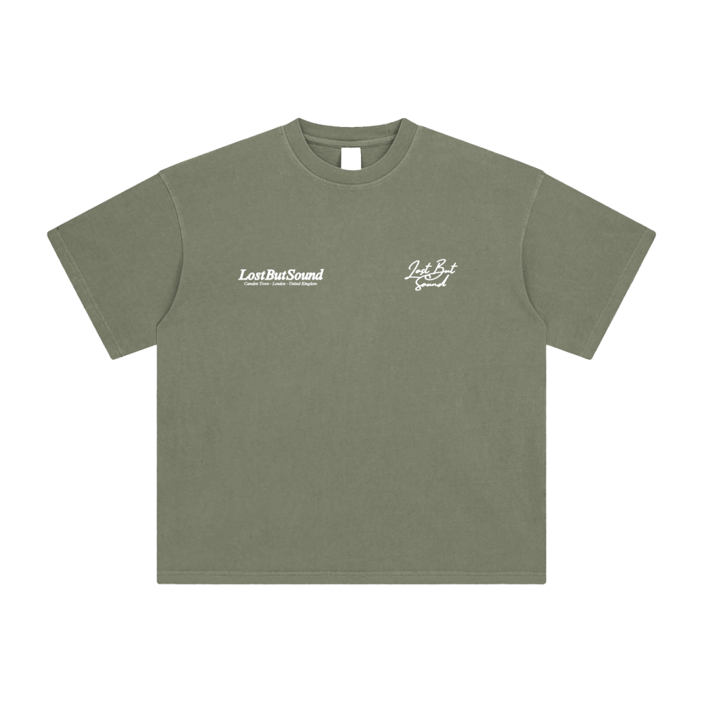Khaki Green Washed T-Shirt