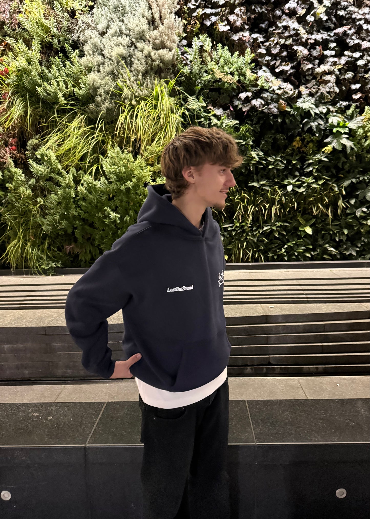 The Navy Oversized Boxy Hoodie