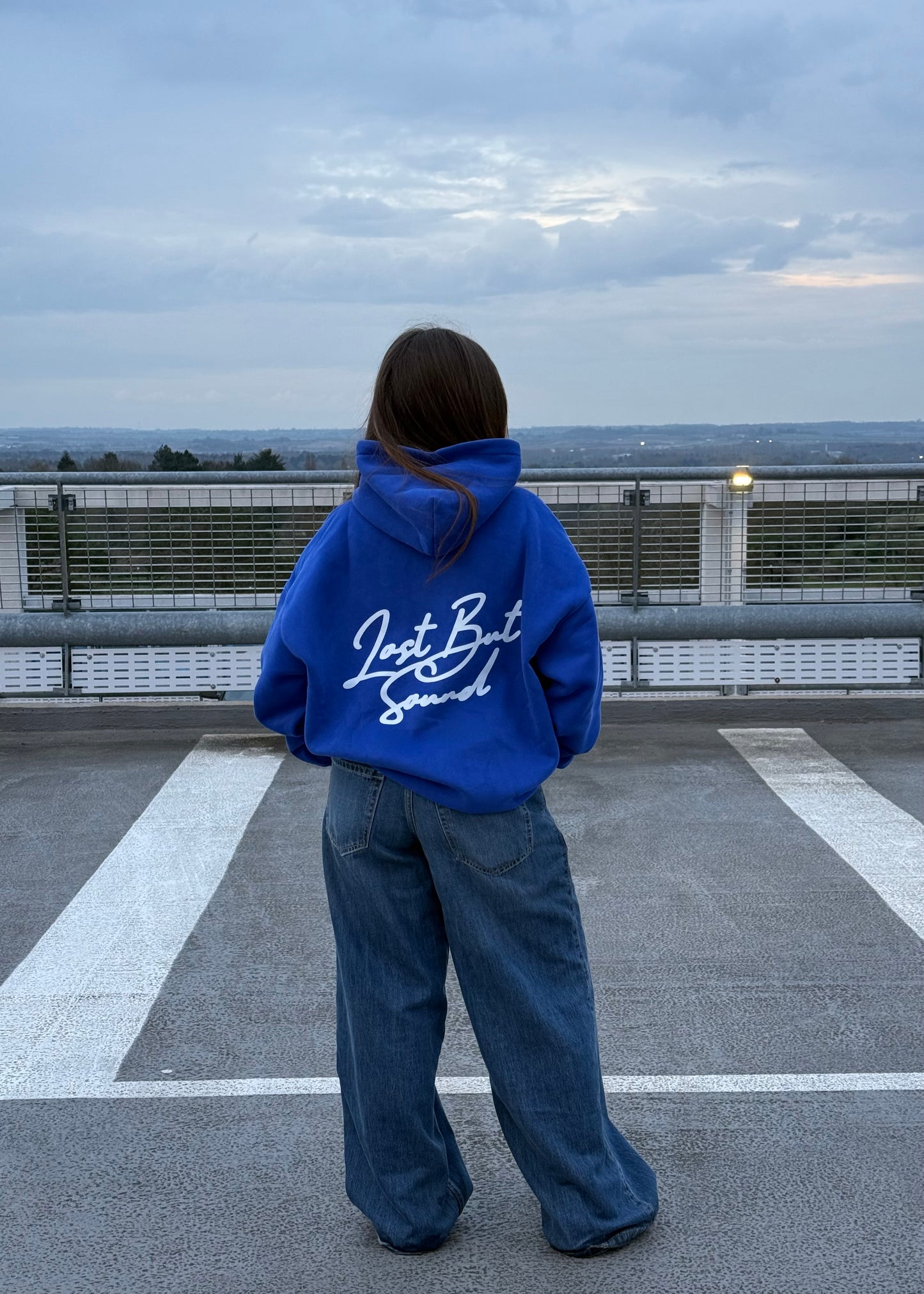 The Royal Blue Oversized Boxy Hoodie