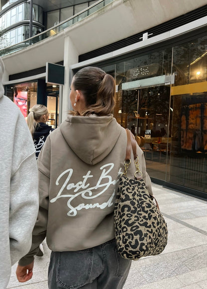 The Mocha Oversized Boxy Hoodie