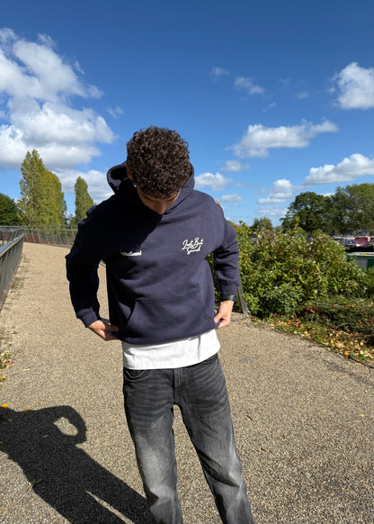 The Navy Oversized Boxy Hoodie