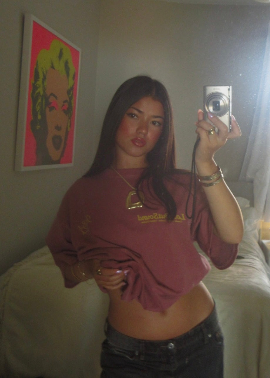 Brick Red Washed T-Shirt