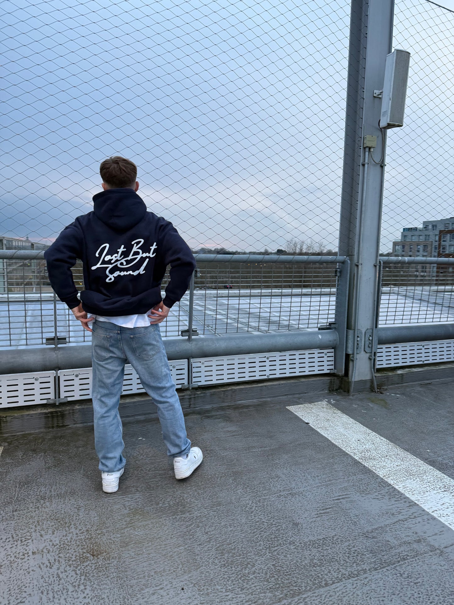 The Navy Boxy Hoodie