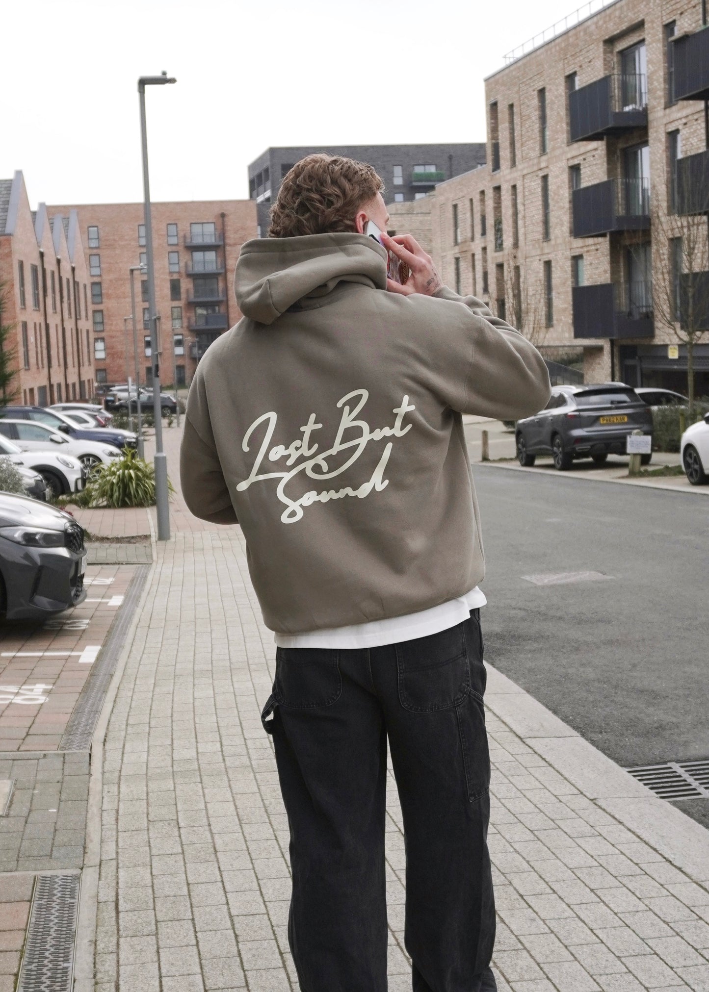 The Mocha Oversized Boxy Hoodie