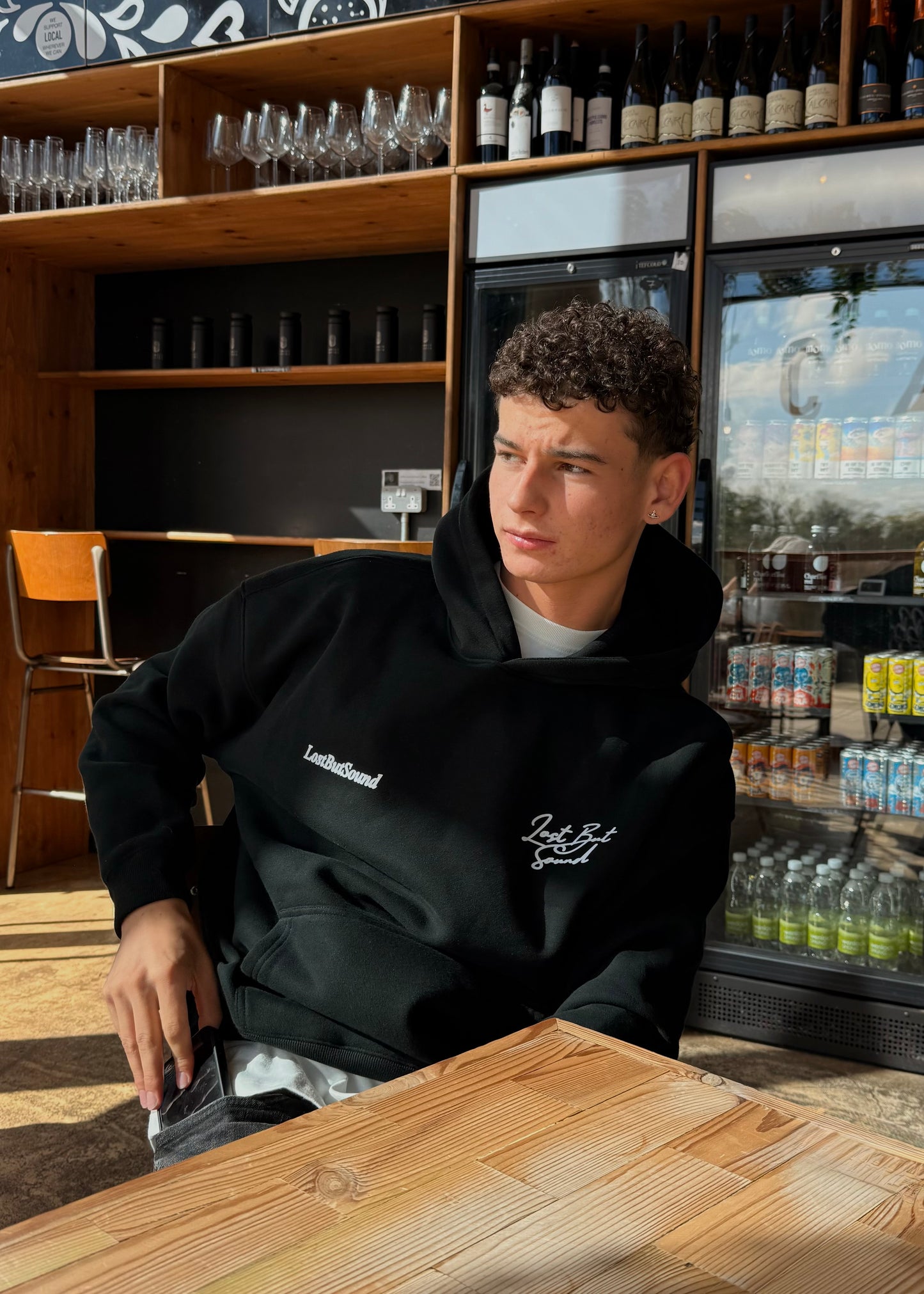 The Black Oversized Boxy Hoodie