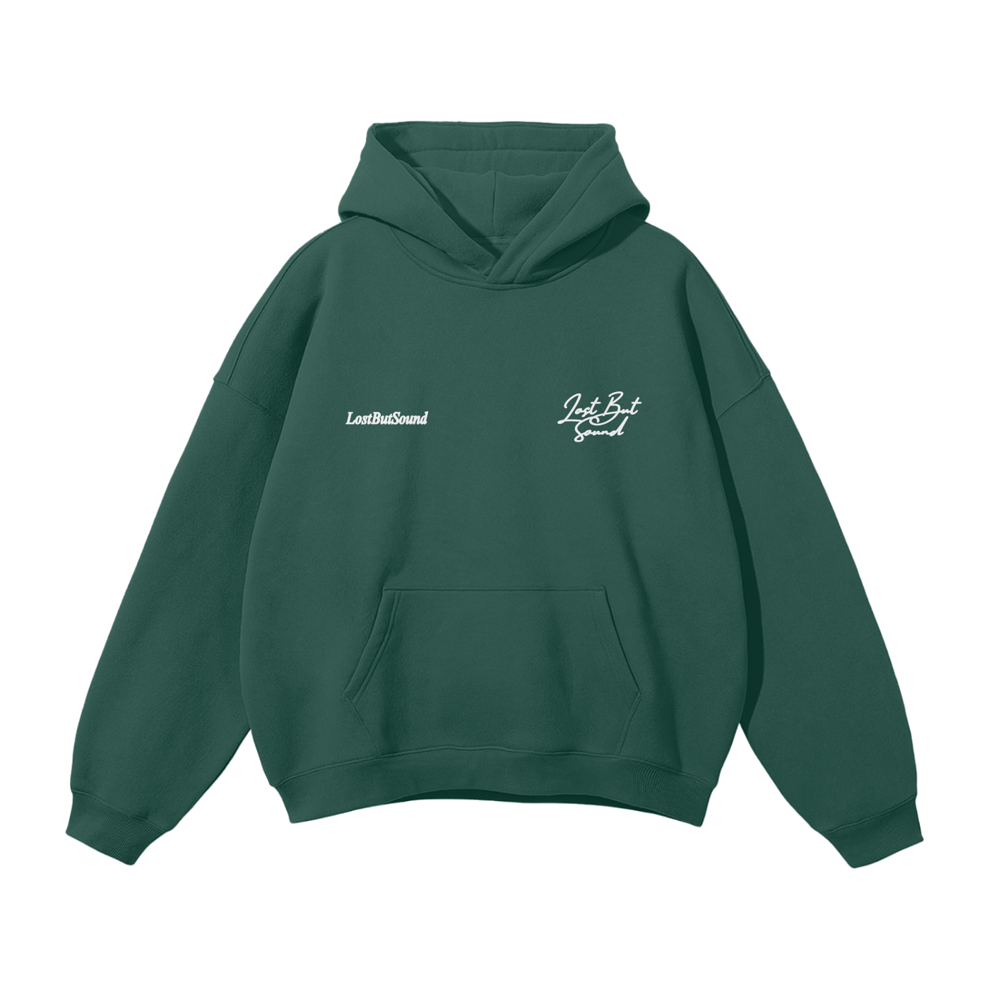 The Forest Green Oversized Boxy Hoodie